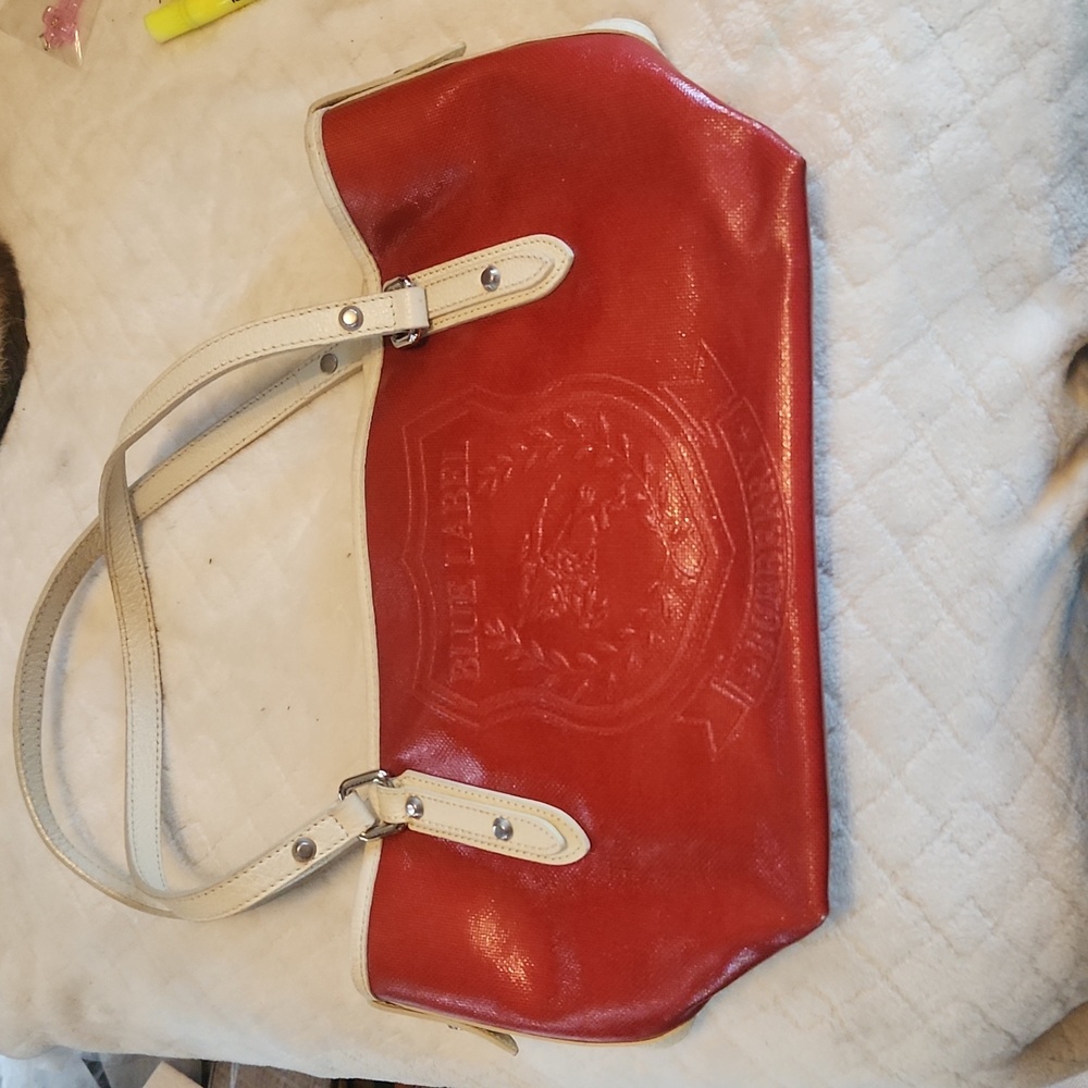 Blue label burberry tote